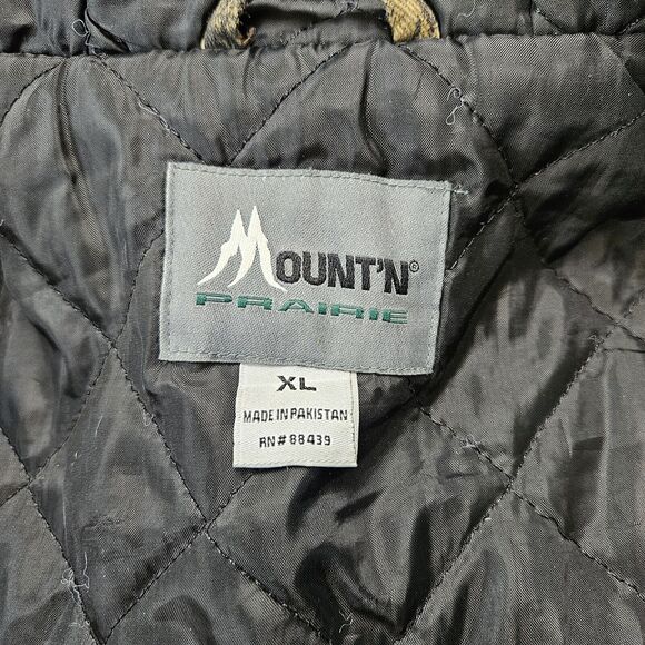 Mount'n Prairie Mens Coat Camo Realtree Edge Hunting Zip Up Jacket Size XL - Picture 4 of 5